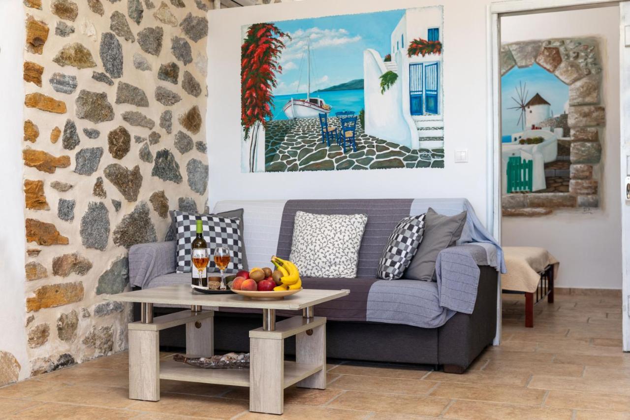 Glinado Naxos The Stone House Naxosヴィラ エクステリア 写真
